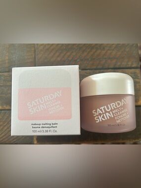 Saturday Skin Melt + Cleanse Makeup Melting Balm!!!